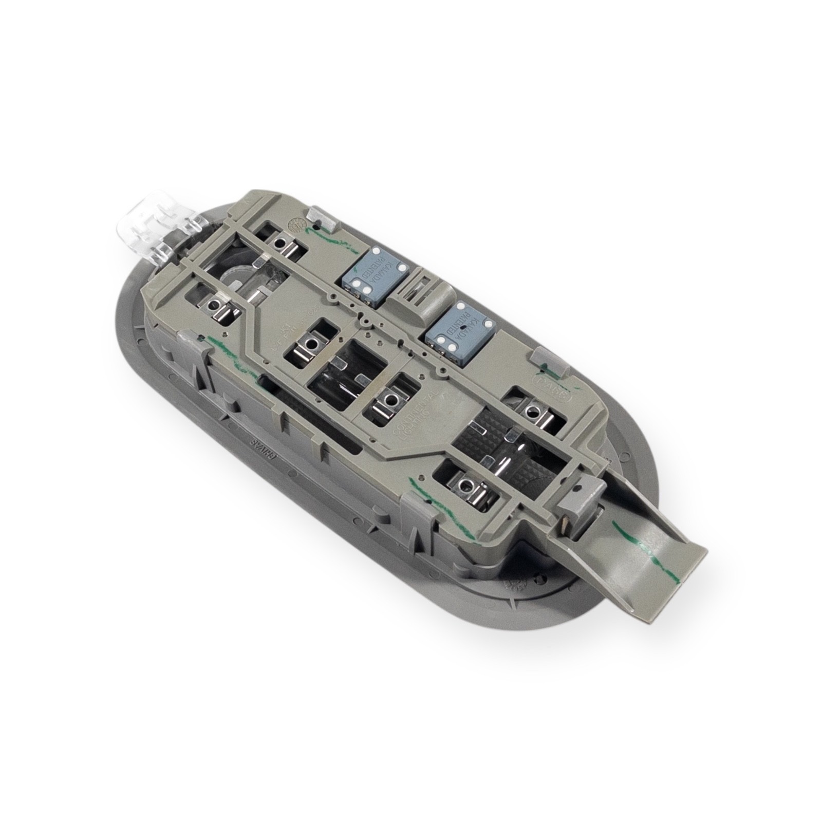 Chevy & GMC Light Gray Overhead Front Center Dome Roof Map Light