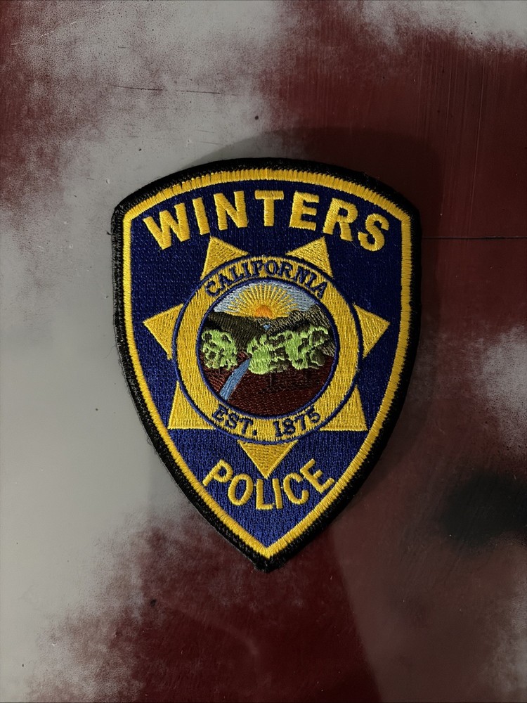 Duty Worn Winters, CA Police Patch