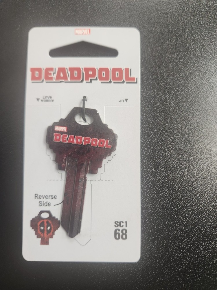 MARVEL DEADPOOL SCHLAGE SC1 KEYBLANK - READ DETAILS BELOW