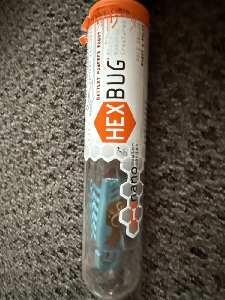 2 Hex Bugs Nano Gray & Blue EUC Works!!!