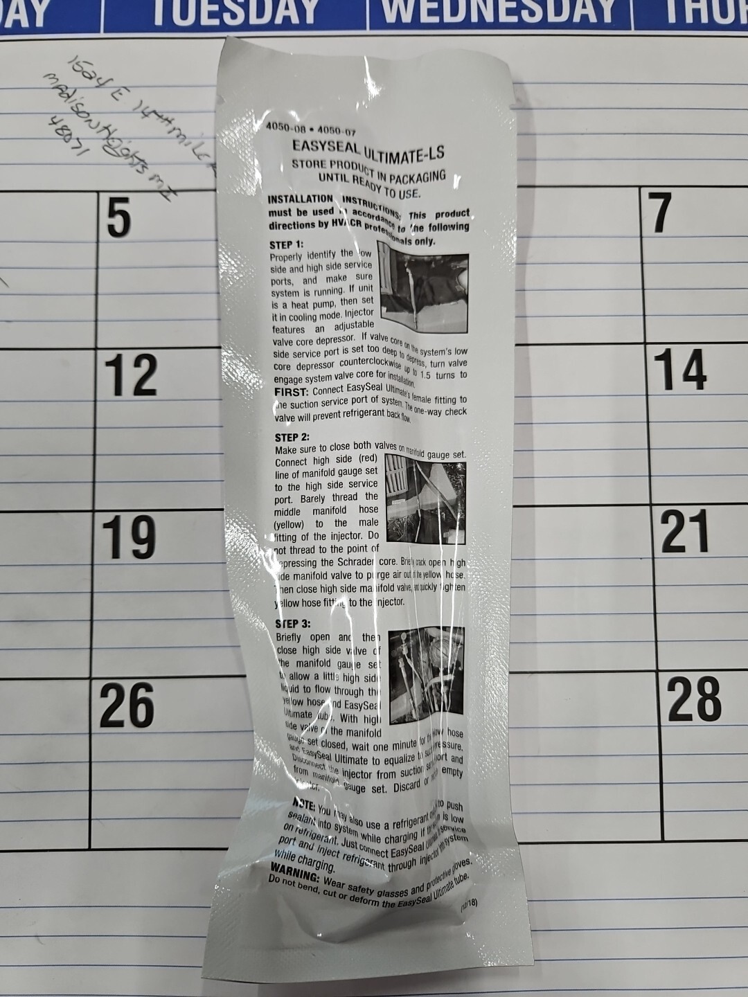 nu-calgon easy seal Ultimate 2-10 ton system 405008