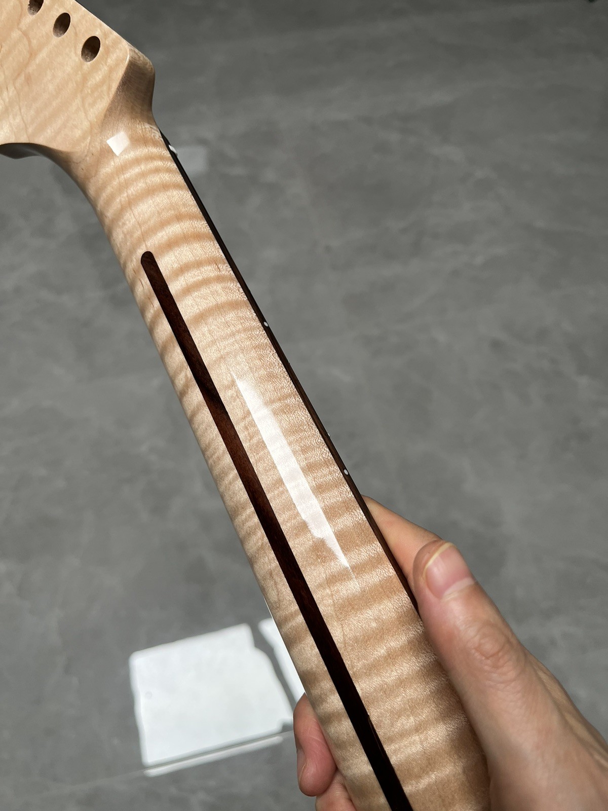 AAAA New 22Frets gloss Rosewood Natural color Flame Maple Electric guitar Neck