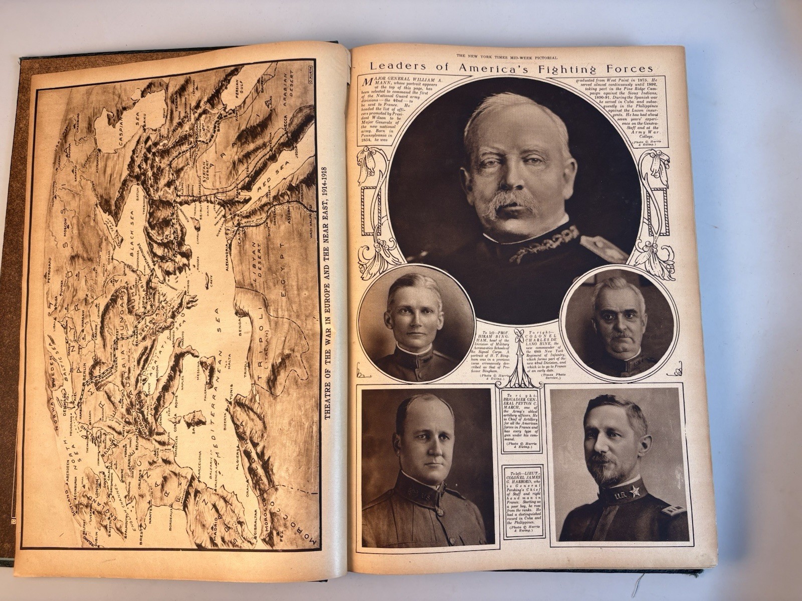 1919 Great War in Gravure WWI Photogravure Book NYTimes Portfolio – Loose Bind