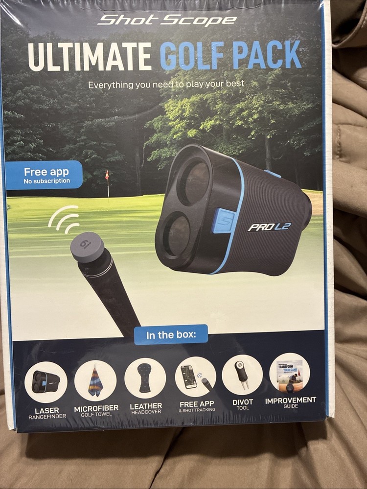 Shot Scope Ultimate Golf Pack Everything You Need In Box