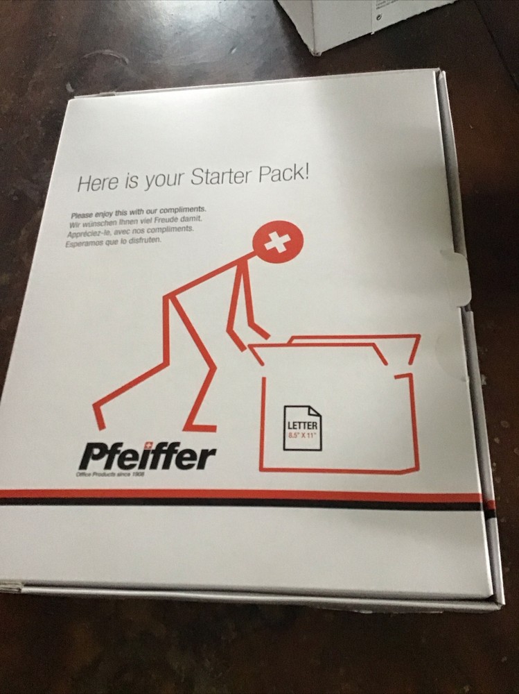 Pfeiffer Plastic Comb Binder Machine uBind 2.0 W/ Starter Pack & Fellows 52326
