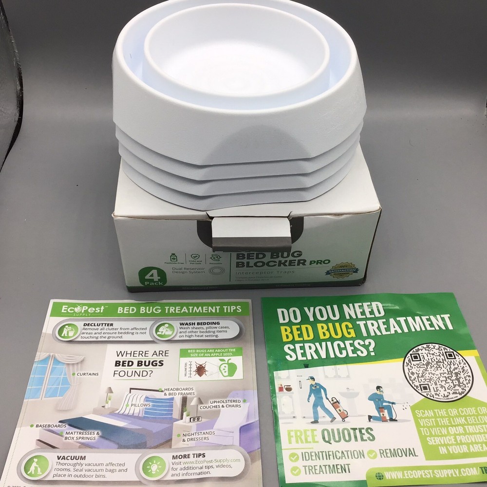 eco pest bed bug blocker 4 Pack NIP