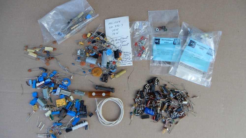 Vintage Assorted Electronics Components - Lot