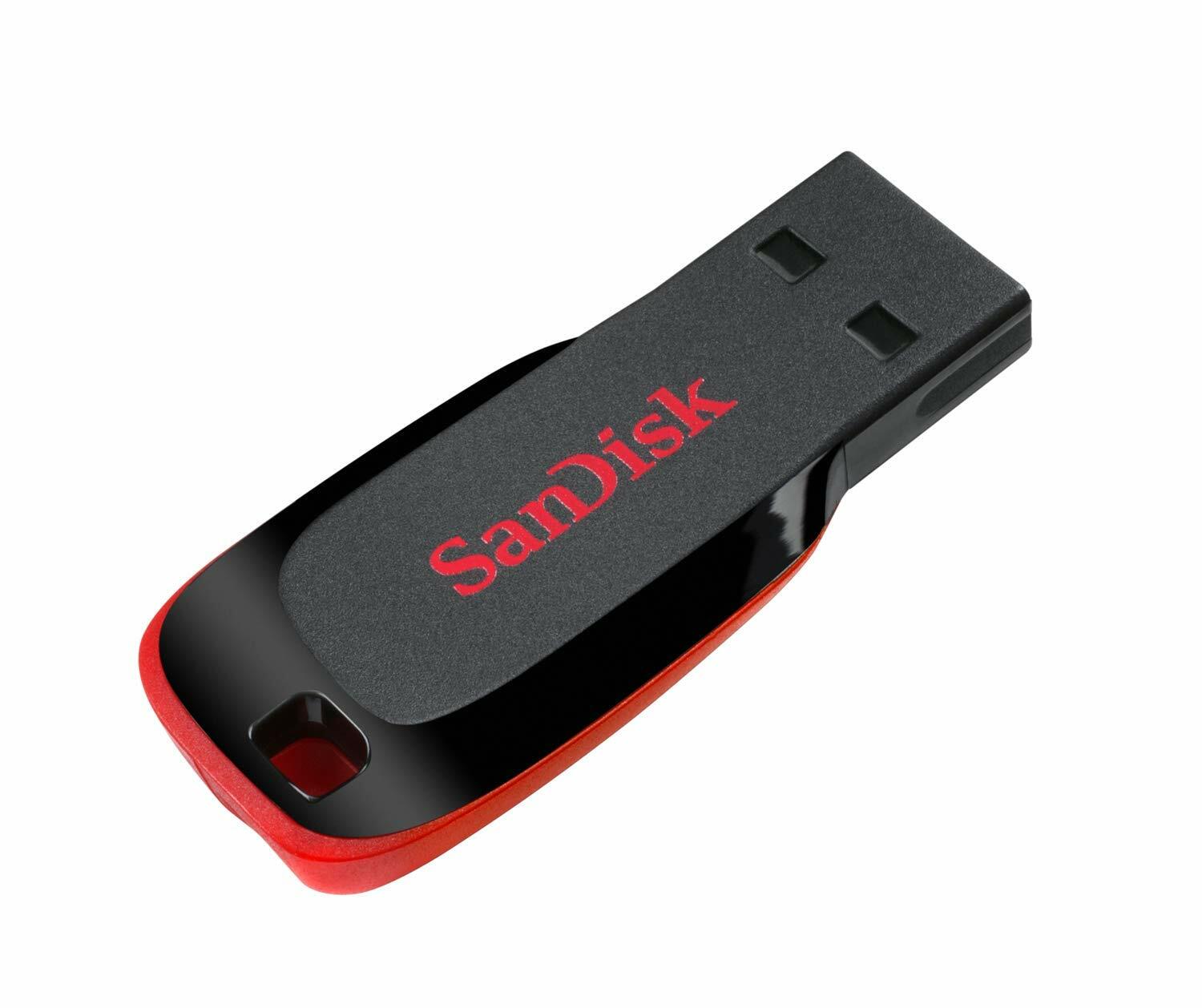 Sandisk 16GB 32GB 64GB 128GB Cruzer Blade Flash Drive Memory Stick USB Lot Pack