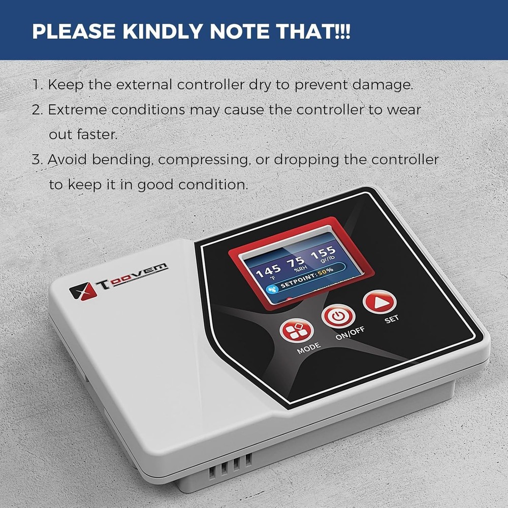 ALORAIR LCD Dehumidifier Remote Controller for Adjust Humidity & Temperature