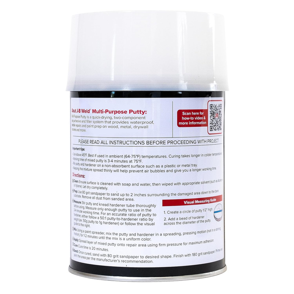 J-B Weld Multi-Purpose Putty - Quart - Home Exterior & Interior