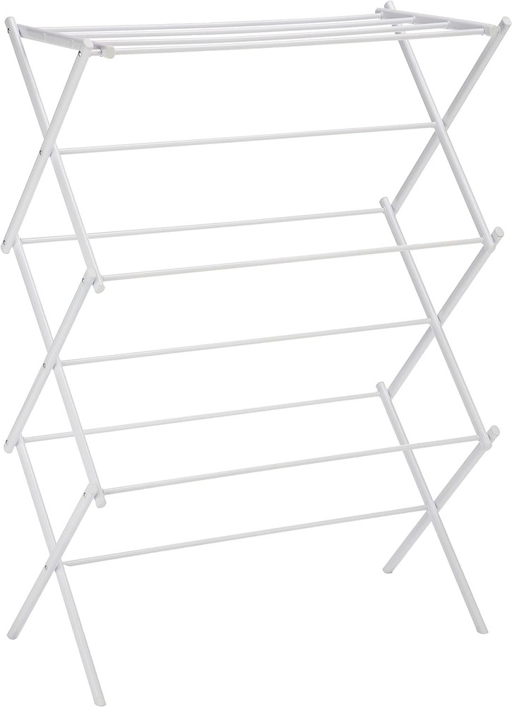 Amazon Basics Foldable Portable Clothes Drying Rack for Indoor Air Drying, Colla
