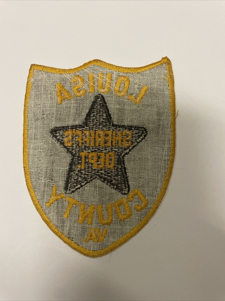 Louisa County Sheriff's Dept. (Virginia) Shoulder Patch from 1987