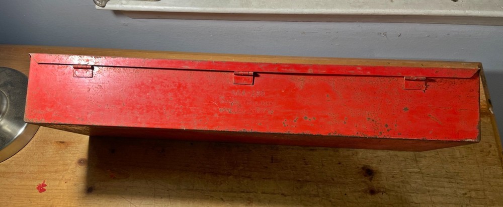 Vintage Snap-On Tool Box for Socket Set KRA 280 Date Code 72