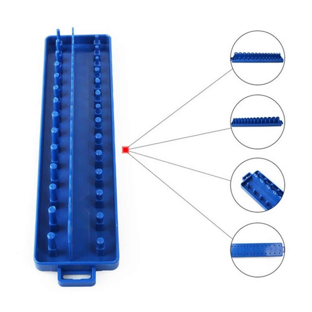 1/4\ Metric Socket Storage Organizer Holder Bracket Plastic Socket Tray Rack