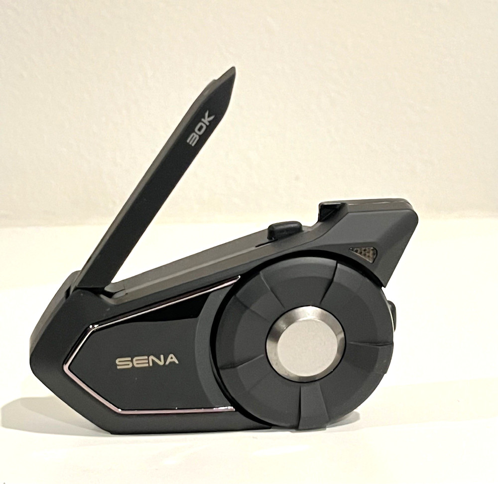 Sena 30K Motorcycle Bluetooth Headset Communication System, HD Speakers (Single)
