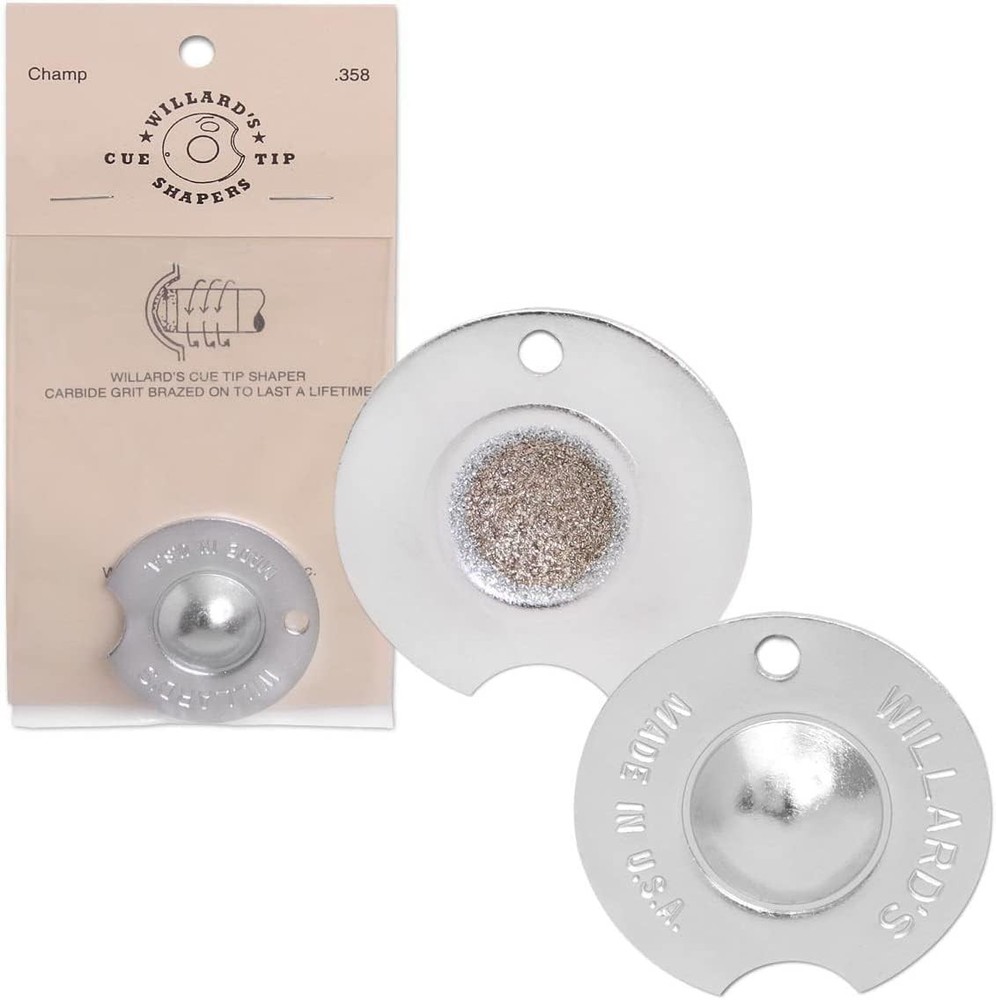 Willard Pool Cue Tip Shaper - Radius