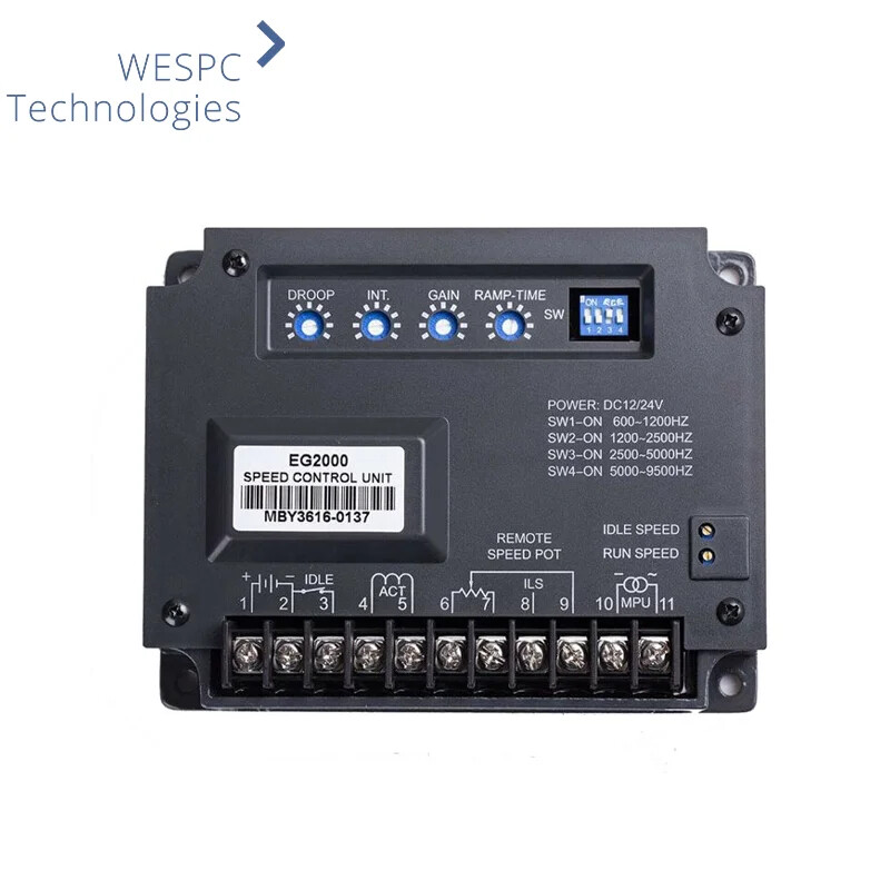 Electronic Governor EG2000 Generator Set Governor DC Electronic Speed Controller