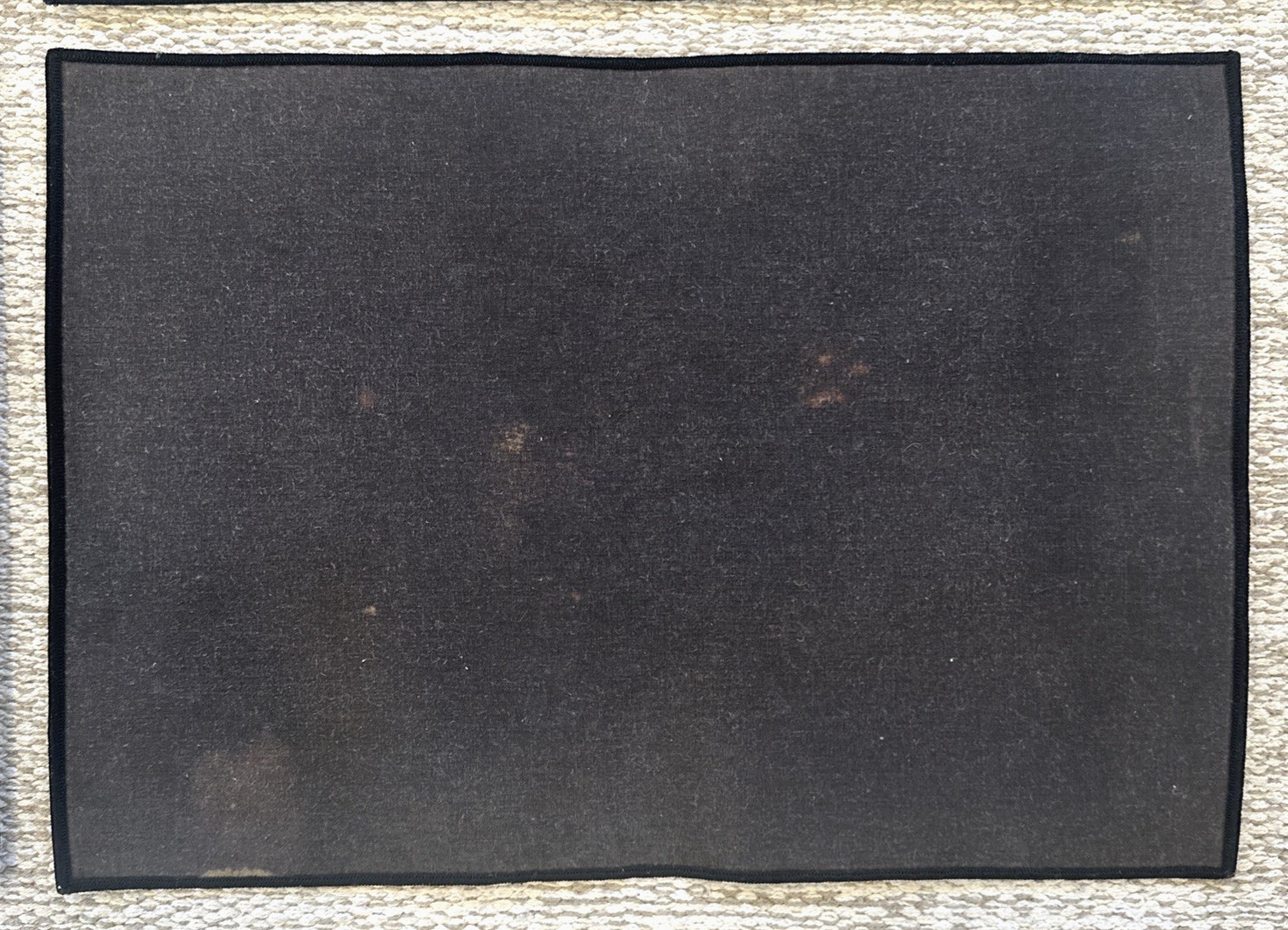 Drink Coca Cola Ice Cold Set of 4 Cloth Table Placemats Red Vtg Coke Ad ~18”x13”