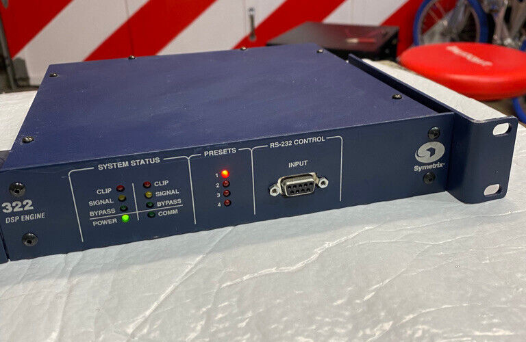 Symetrix 322 - 2 Input 2 Output Multi-Function DSP Processor With rack mount