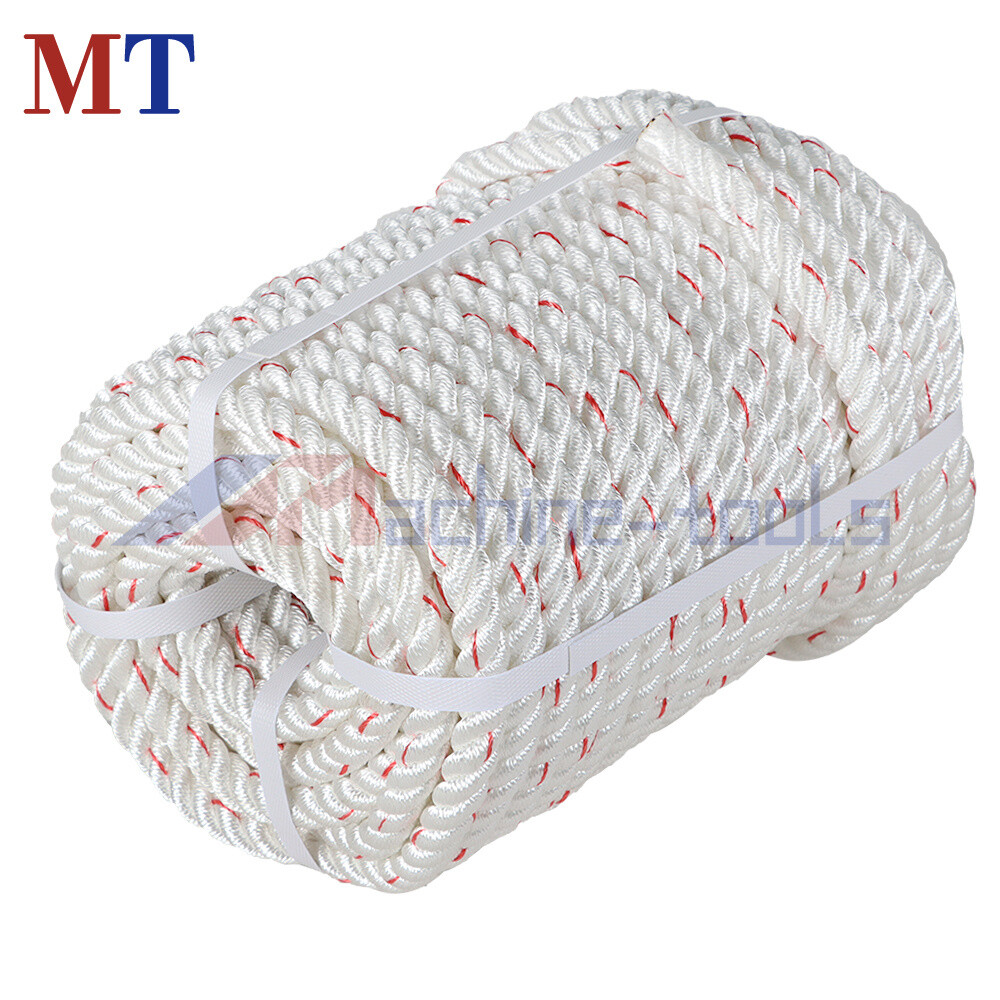 5/8"×150' Double Braid Polyester Arborist Bull Rope Pulling Rigging Line 8900Lbs
