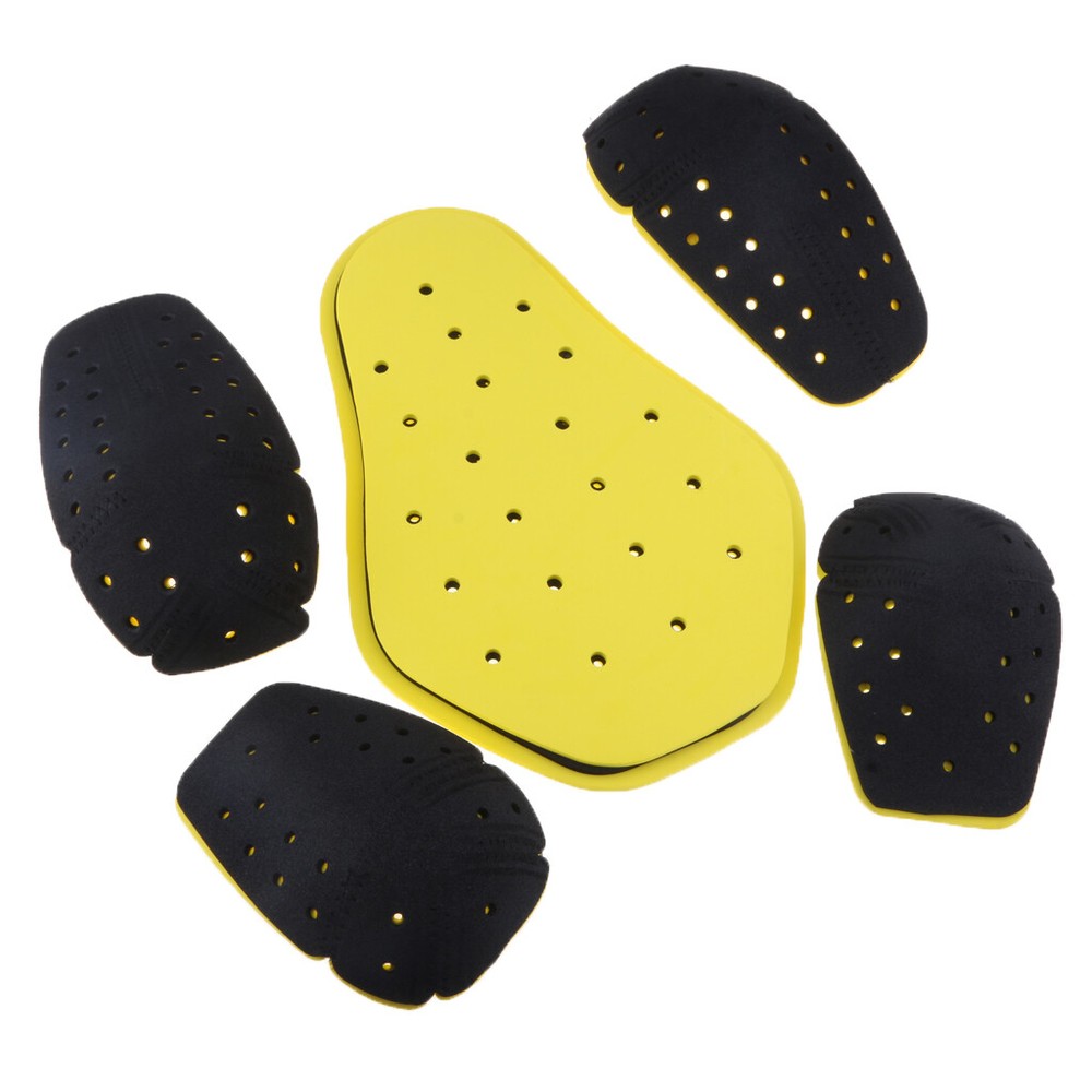5pcs Motorcycle Elbow/Back/Shoulder Pads Armour Insert