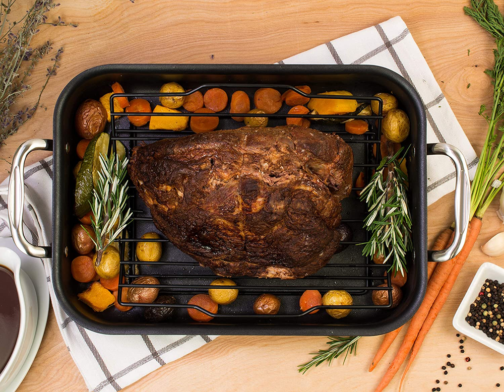 HIC Kitchen Roasting Racks, Adjustable, Non-Stick