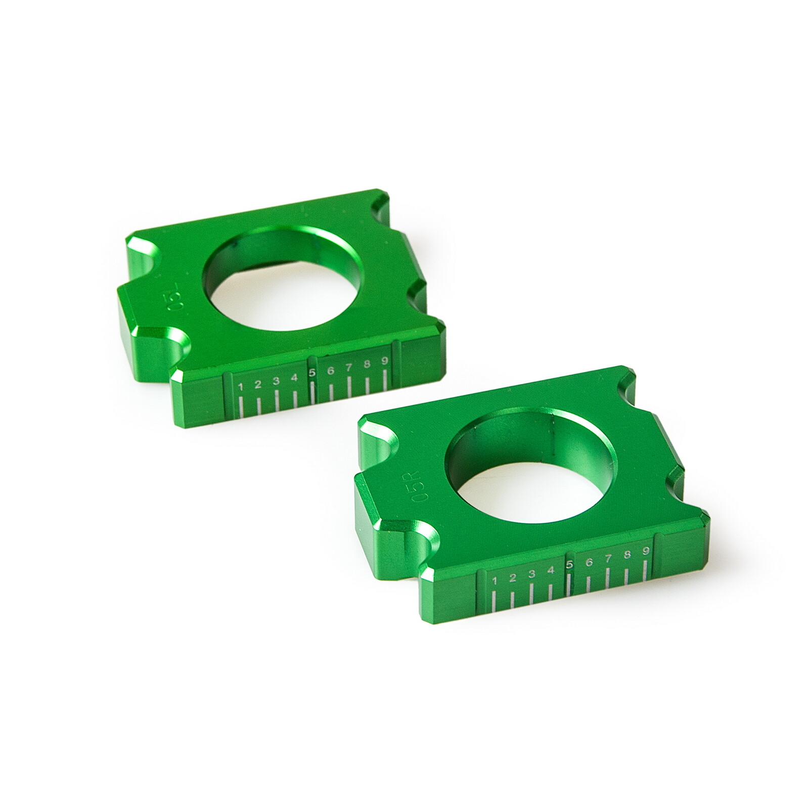 Rear Axle Blocks Chain Adjuster For Kawasaki KX125 KX250 03-08 KX250F 2004-2016