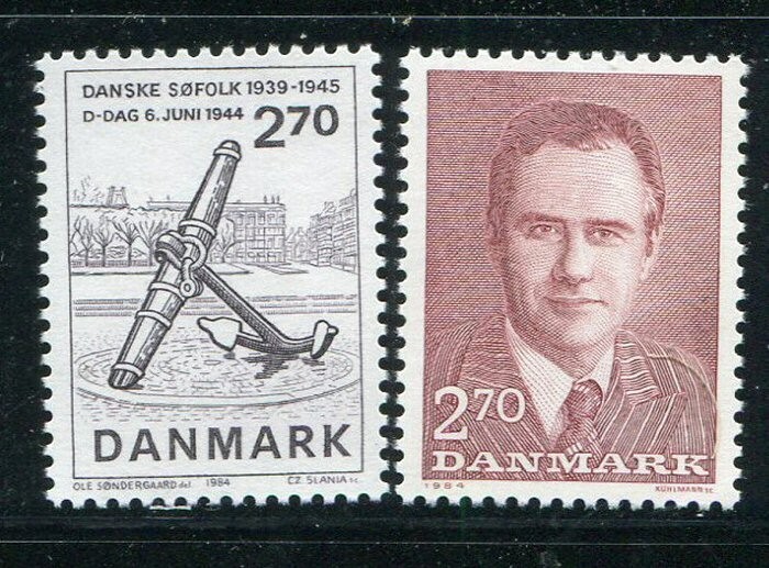 Denmark #757-8 MNH