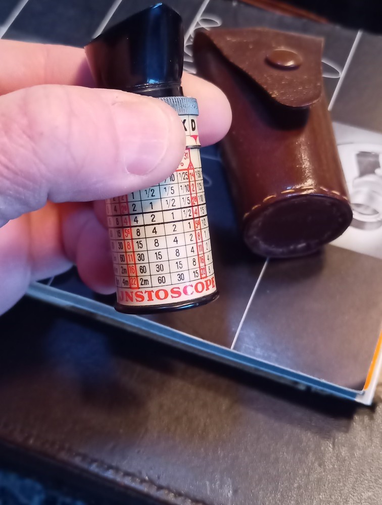 DREM Scheiner Instoscope Extinction Light Meter + Leather Case