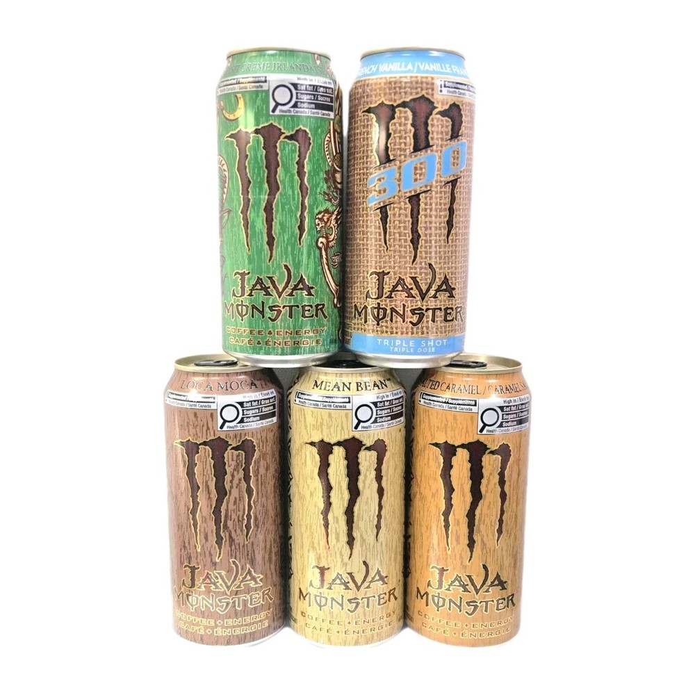Monster Java (2025) Collection Empty Lot (5) – 444ml 🍁 Canada Health label