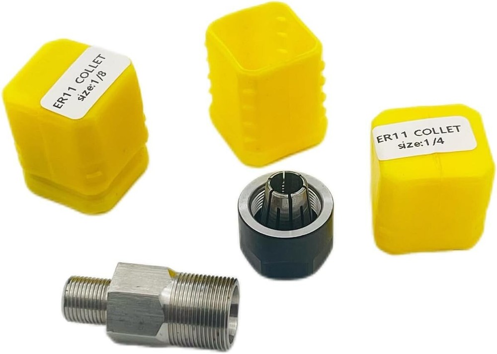 ER11 Collet Adapter with collets for M12 polishersander