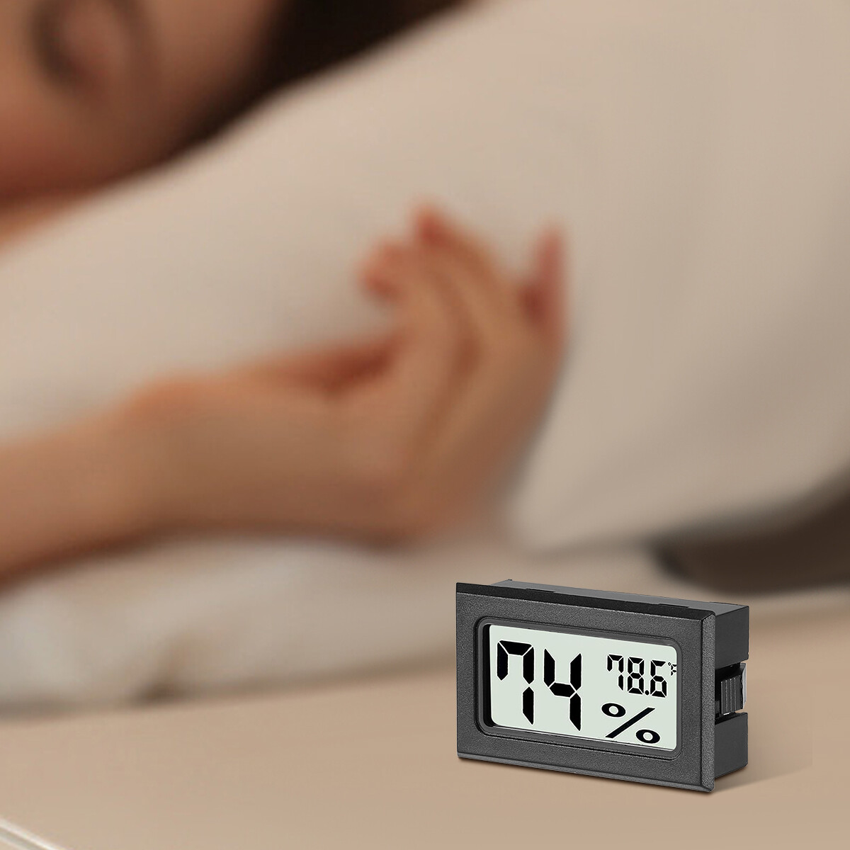 5PCS Digital LCD Indoor Temperature Humidity Meter Thermometer Hygrometer Tester