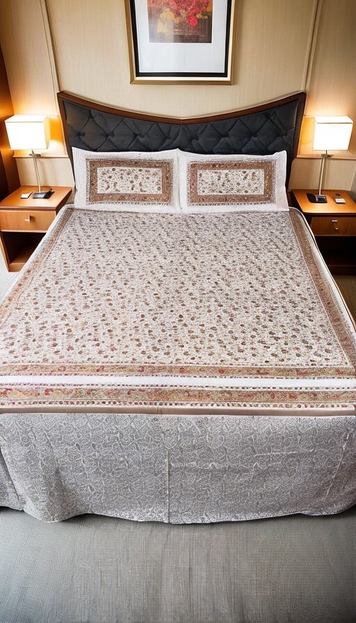 Cotton bed sheets