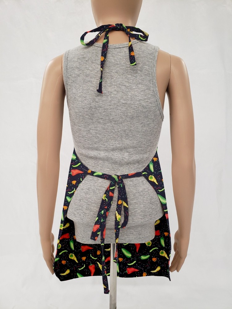 Hot Peppers Bib Apron