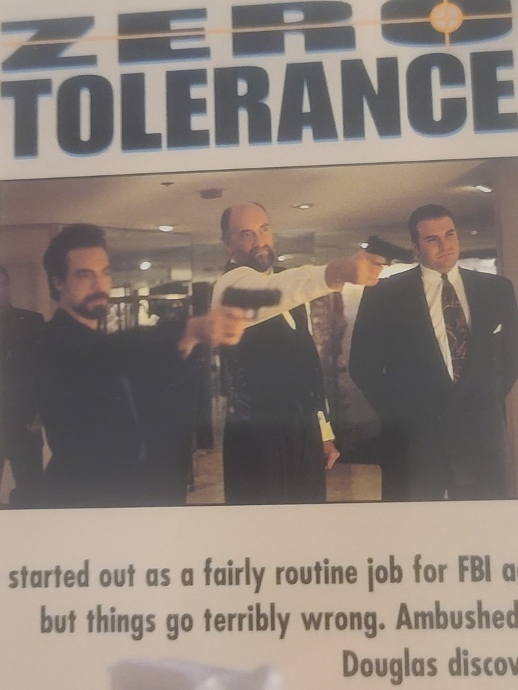Zero Tolerance (Laserdisc, 1995) NEW SEALED MINT