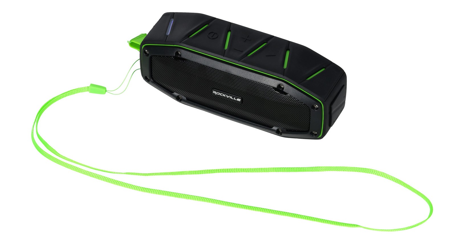 Rockville RPB27 V2 20w Portable Waterproof Bluetooth Speaker w Bumping Bass+TWS