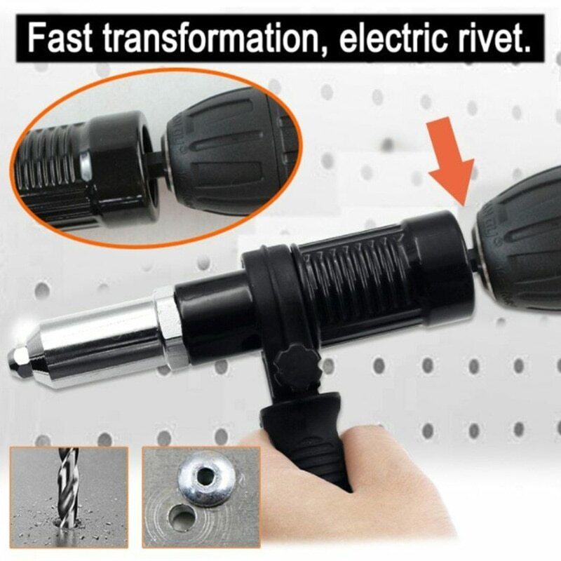 Electric Rivet Nut Gun Machine Core Pull Accessories Riveting Gun Drill Adapter