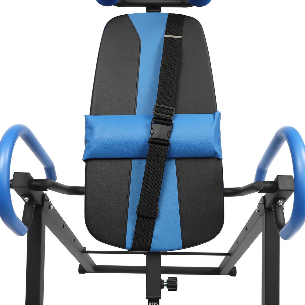 Foldable Inversion Table for Back Pain Relief, Adjustable Stretcher, 330LBS