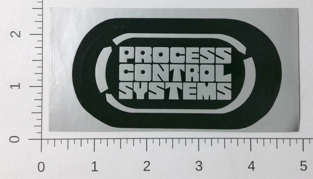 Vintage PCS Process Control Systems Chaska Minnesota Coal Mining Sticker Decal