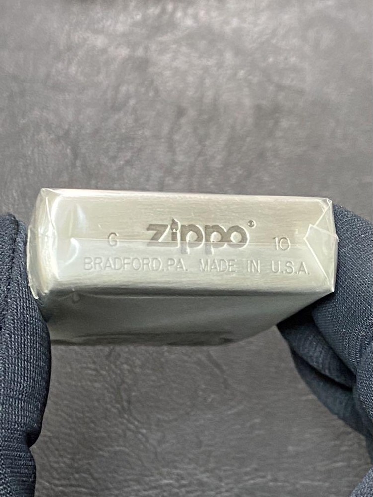 Zippo Fortissimo Momiji Etching Silver Double Sided Processing Lighter Regular