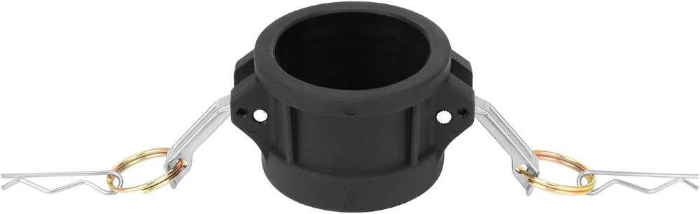 4 Pack 2 in Type DC Polypropylene Camlock Dust Caps Coupling 125 PSI 2-Inch Size