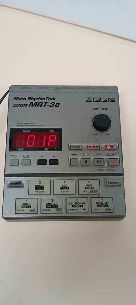 ZOOM drum machine micro rhythm trk MRT-3B sequencer beat loop midi stereo Works
