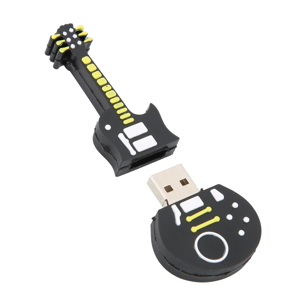 Cartoon GuitarShaped Flash Disk For Data Storage And Sharing Trending