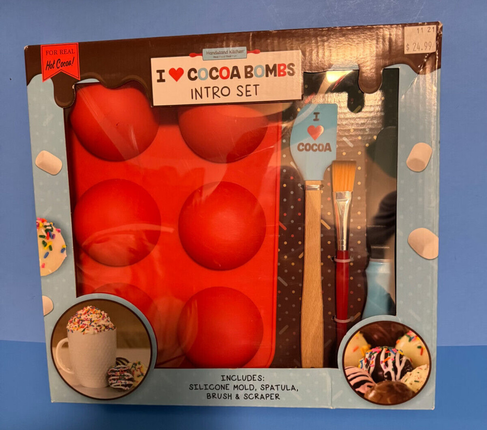 Handstand Kitchen I Love Cocoa Bombs Intro Set Unopened Box