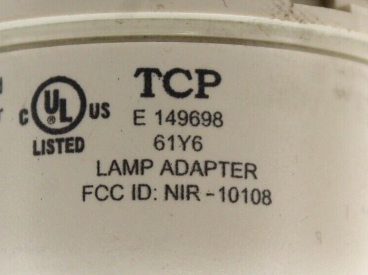 TCP E149698 Model ES4F-23 Lamp Adapter