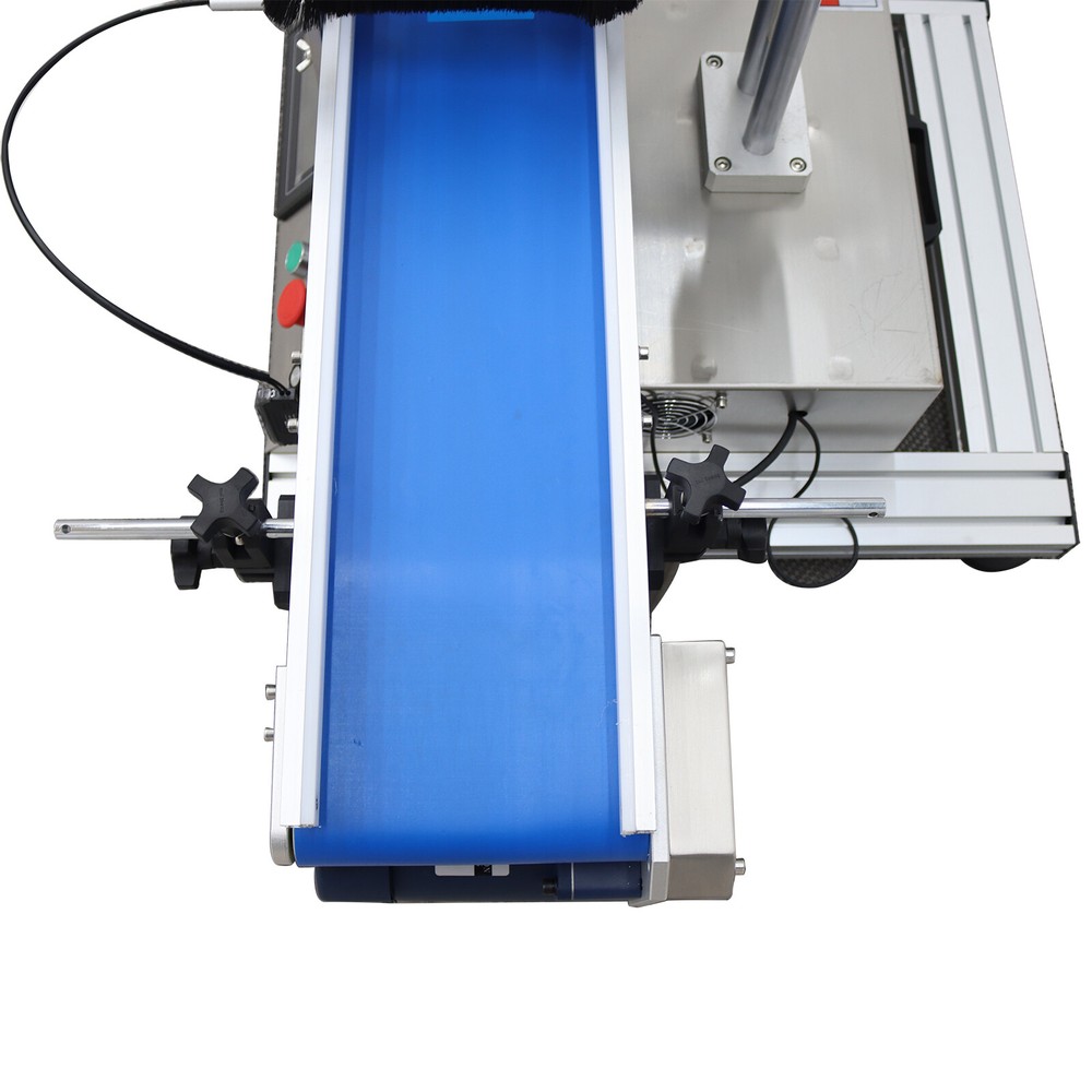 Automatic Flat Labeling Machine Desktop Conveyor Table Plane Label Machine 110V