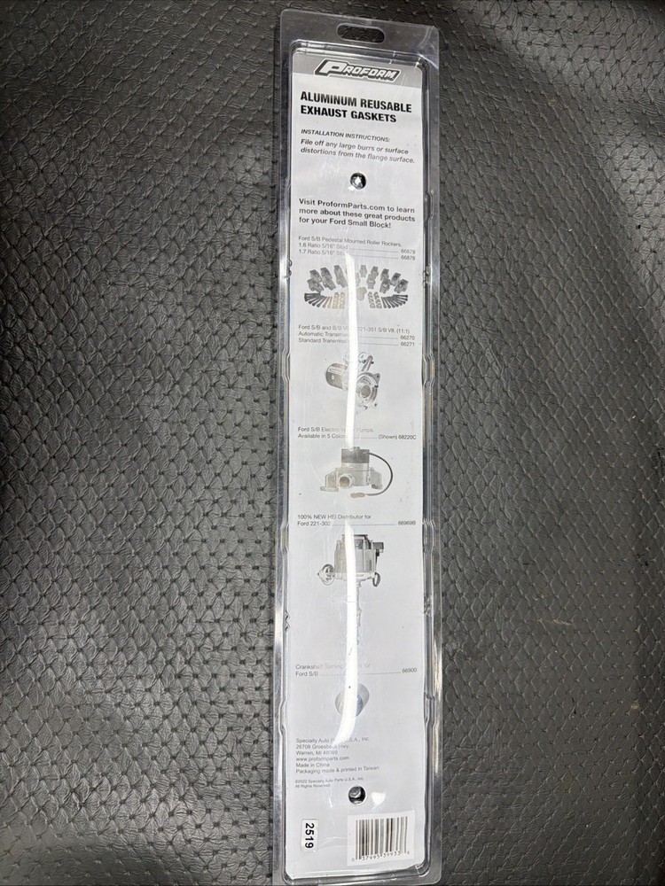 Proform 67933 Aluminum Header Gaskets New