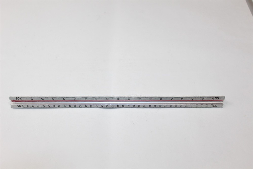Triangular Scale 12" Solid Aluminum