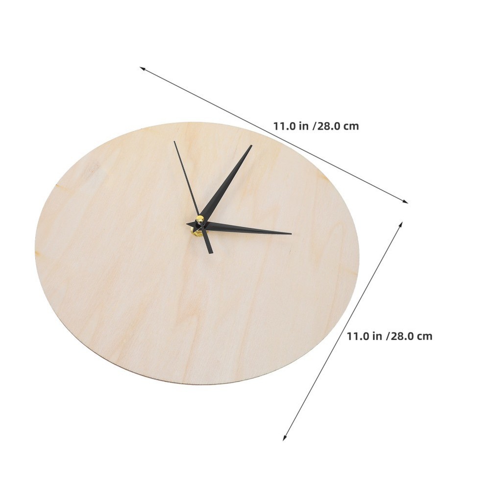 2 Pcs Clock Face Kit Diy Wall Faces for Crafts Making Accessories
