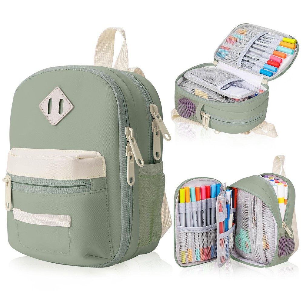 Large Capacity Pencil Case Mini Backpack Pencil Case Storage High Capacity Ba...